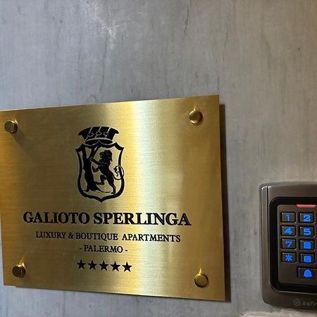 Galioto Sperlinga Luxury Boutique Apartments Palermo Eksteriør bilde